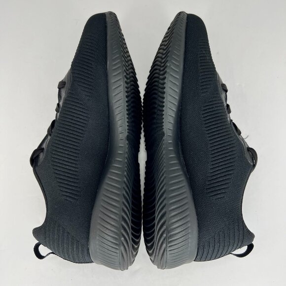 Skechers Bobs Womens 32504W Black Squad Tough Talk Lace Up Size 9 Walking Shoes - Picture 6 of 9